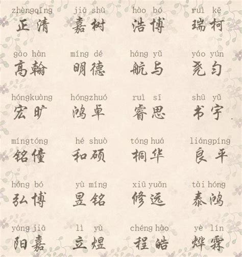 有什麼好聽的名字|取中文名字